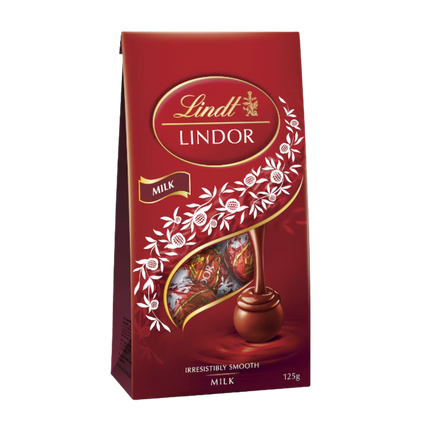 Lindt Lindor • 125g milk choc bag