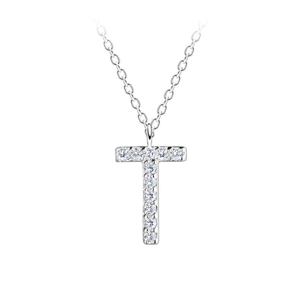 Jewellery ‣ sterling silver necklace, glam initial