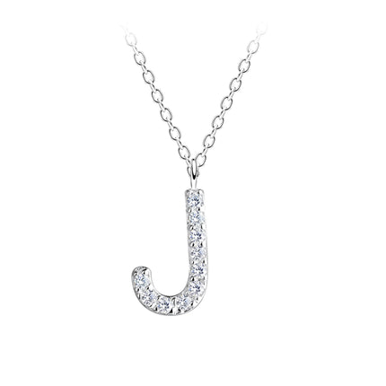 Jewellery ‣ sterling silver necklace, glam initial