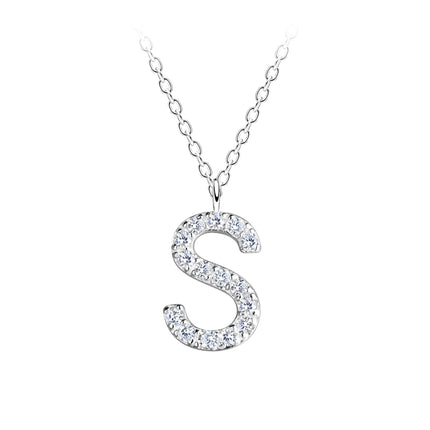 Jewellery ‣ sterling silver necklace, glam initial