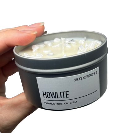 125g crystal tin • howlite