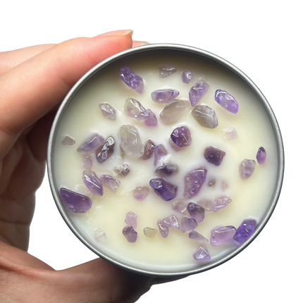 125g crystal tin • amethyst