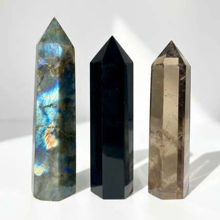Guardian Stones Trio Crystal Tower Set