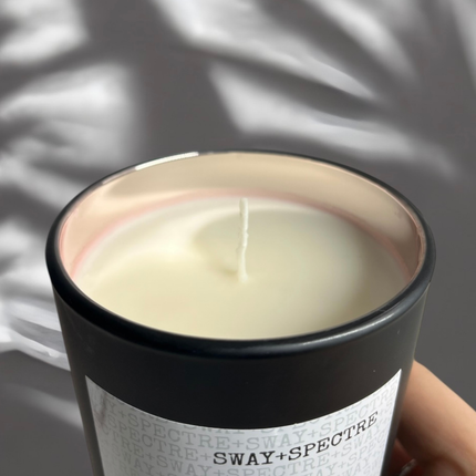 Candle Jar ‣ 300g sway, black+rose