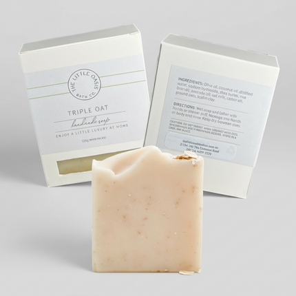 Bath ‣ 110g Soap, Triple Oat (fragrance free)