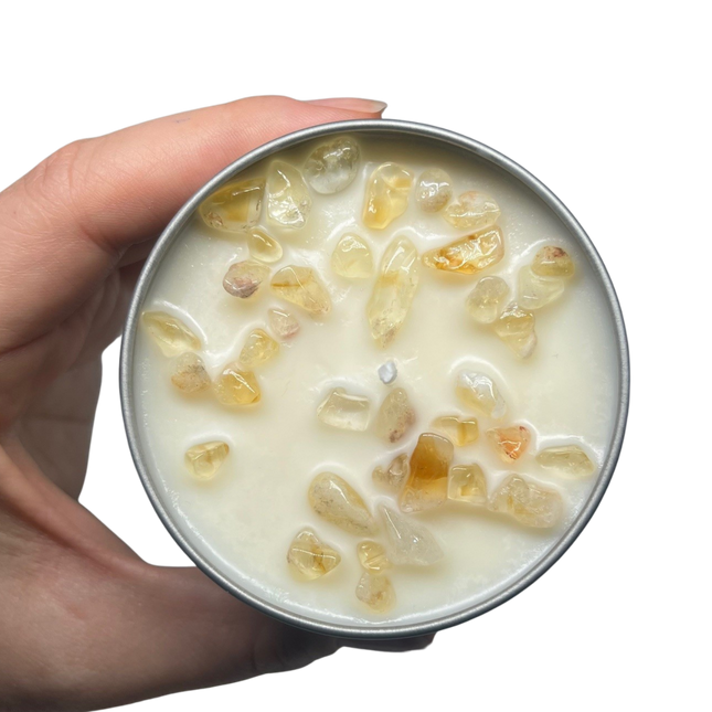 125g crystal tin • citrine