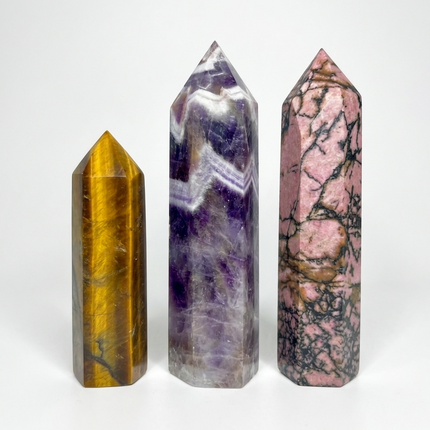 The Balanced Heart Trio Crystal Tower Set