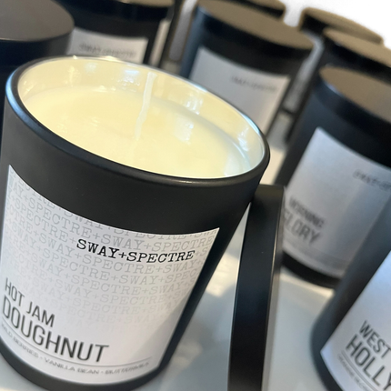 Candle Jar ‣ 300g sway, black+silver
