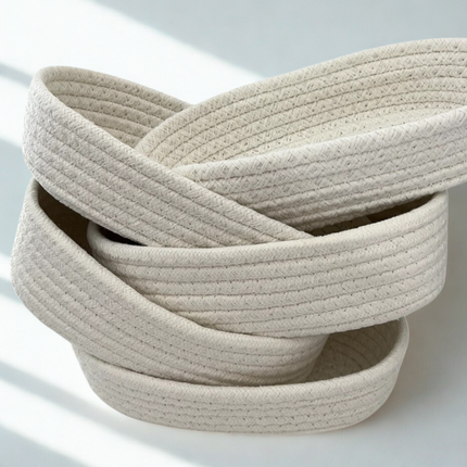 Soft Rope Storage Baskets • assorted sizes