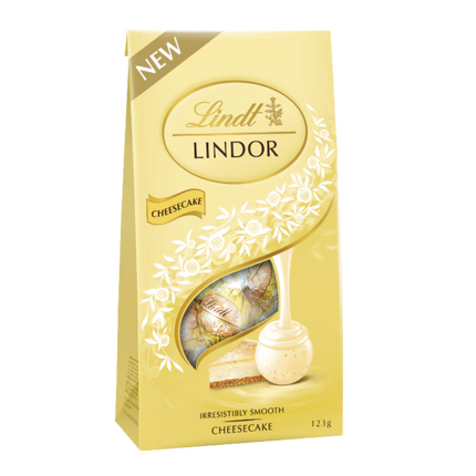 Lindt Lindor • 125g white choc bag