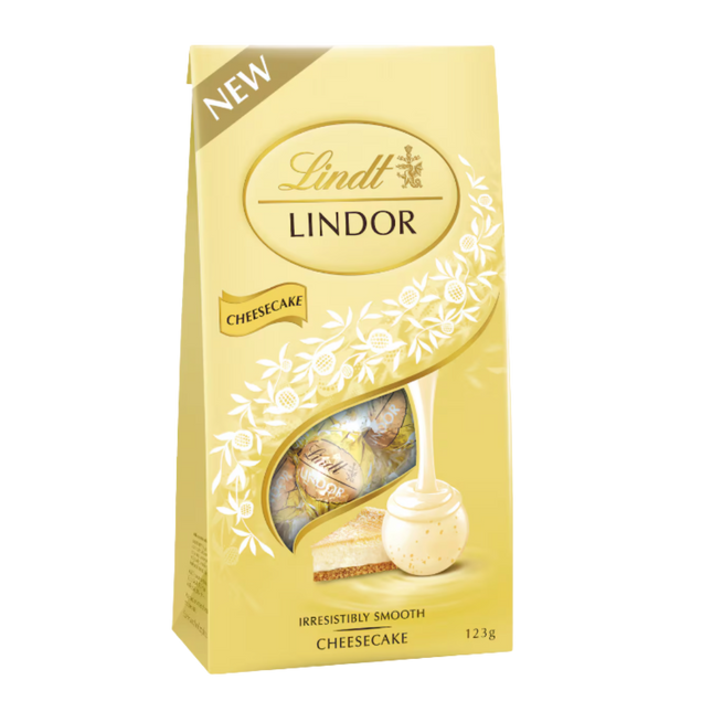 Lindt Lindor • 125g white choc bag