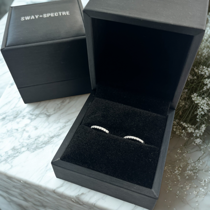 925 sterling silver huggies