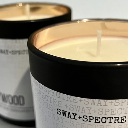 Candle Jar ‣ 300g sway, black+rose