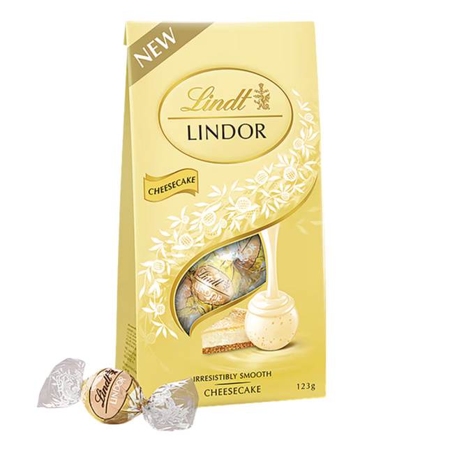 Lindt Lindor • 125g white choc bag