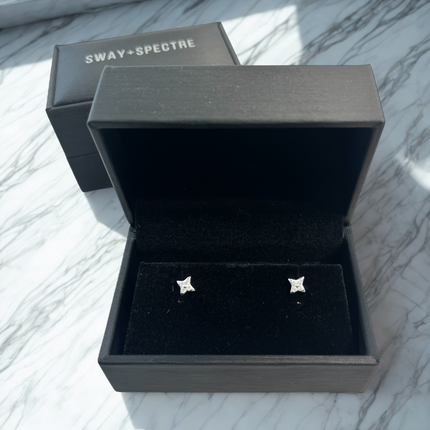 925 sterling silver studs • star