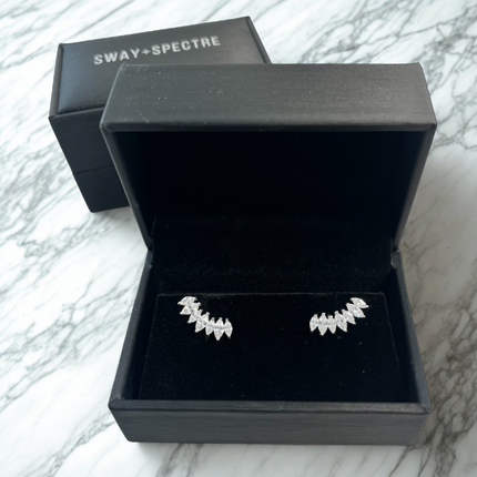 925 sterling silver studs • glam