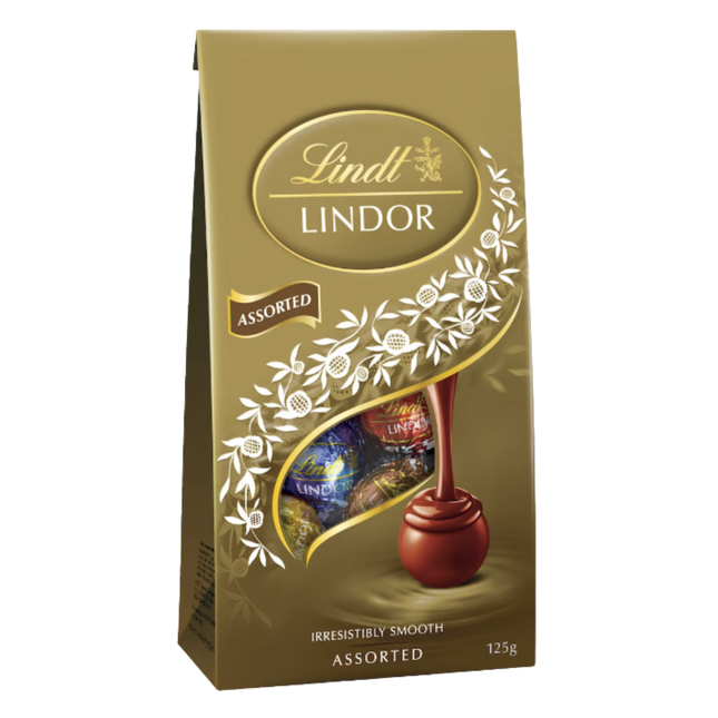 Lindt Lindor • 125g assorted choc bag