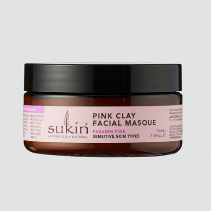 Beauty ‣ Sukin Sensitive Pink Clay Facial Masque 100mL