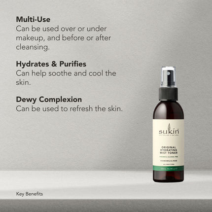 Beauty ‣ Sukin Hydrating Mist Toner 125mL