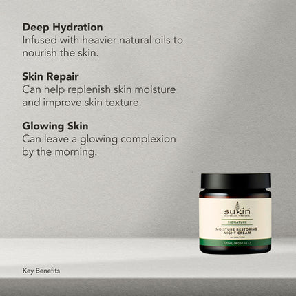 Beauty ‣ Sukin Moisture Restoring Night Cream 120mL