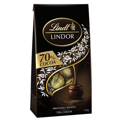 Lindt Lindor • 125g dark choc bag
