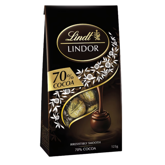 Lindt Lindor • 125g dark choc bag