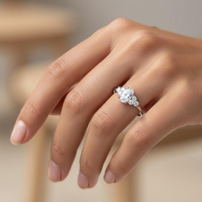 925 sterling silver ring • aurora