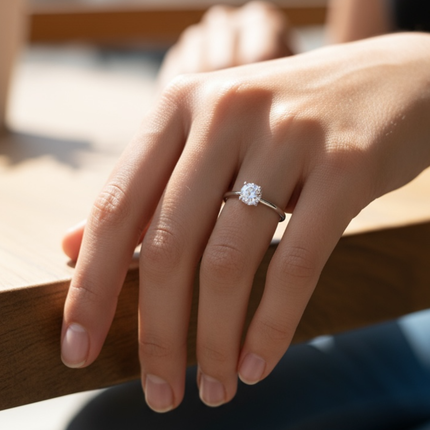 925 sterling silver ring • lily