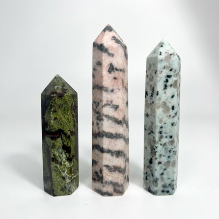 Self Care is Self Love Trio Crystal Tower Set