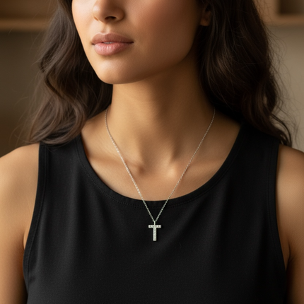 925 sterling silver necklace • T glam