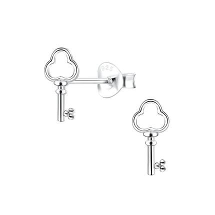 925 sterling silver studs • key