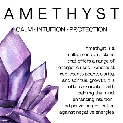 Intention tower • chevron amethyst