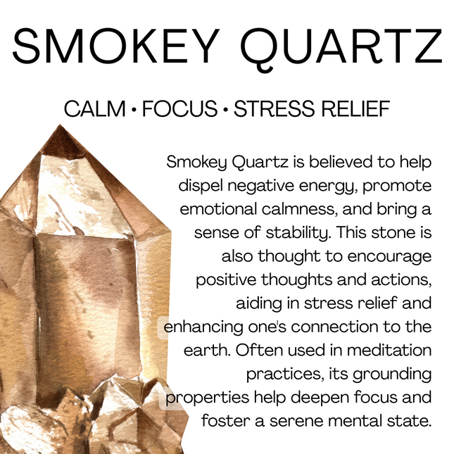 Intention tower • smokey quartz