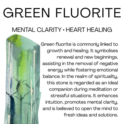 Intention tower • green fluorite