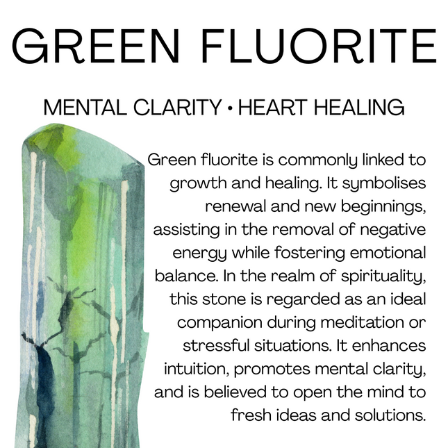 Intention tower • green fluorite