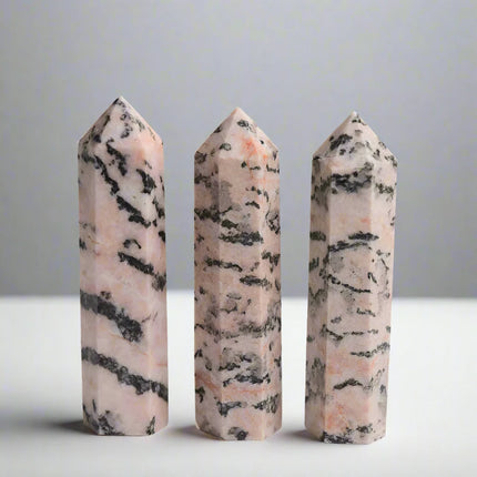 Intention tower • pink zebra jasper