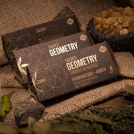 Triangular incense ‣ frankincense+amber