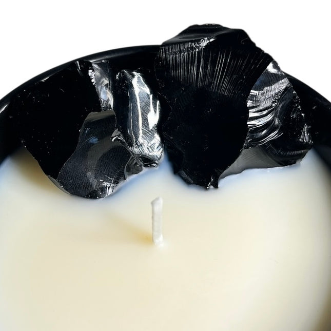 400g clarity candle • obsidian