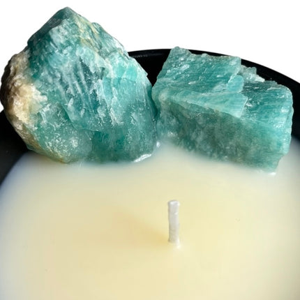 400g reflect candle • amazonite