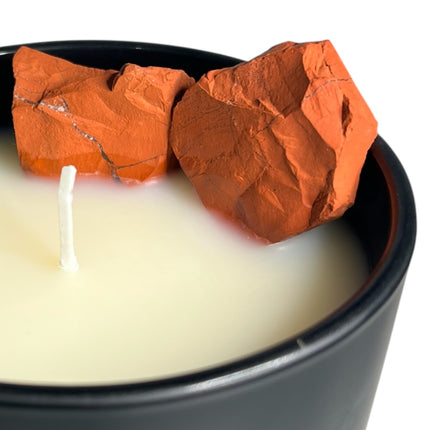400g spirit candle • red jasper