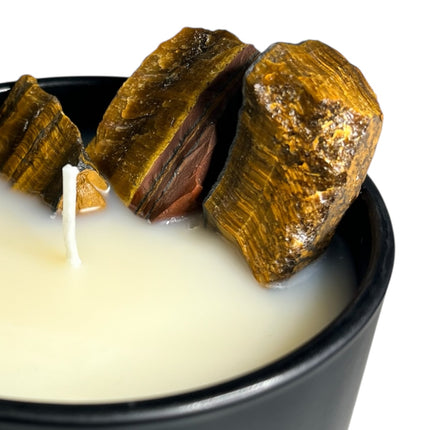 400g insight candle • tiger eye