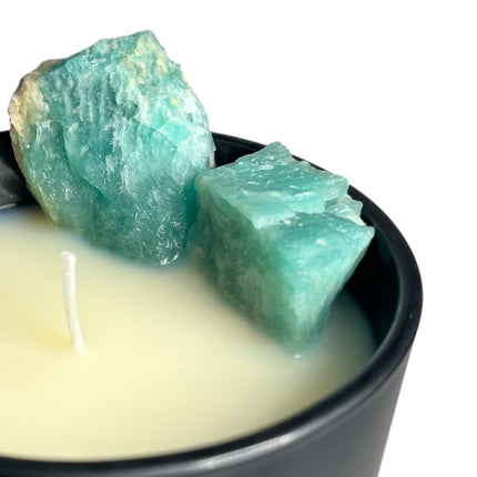 400g reflect candle • amazonite