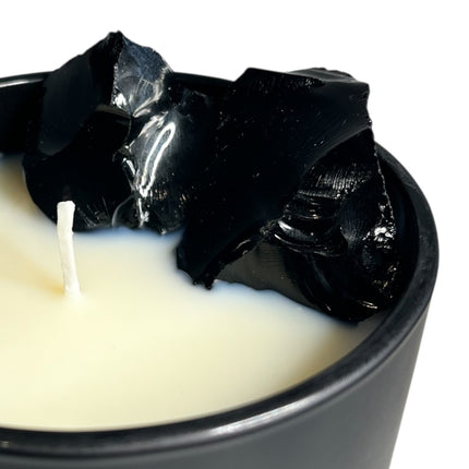 400g clarity candle • obsidian