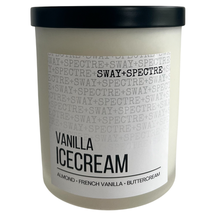 300g sway candle • frosted white