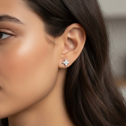 925 sterling silver studs • star