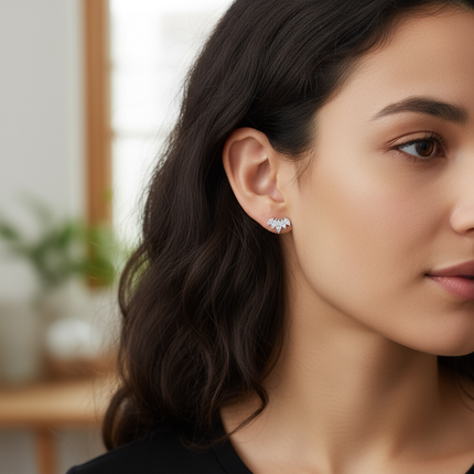 925 sterling silver studs • queenie