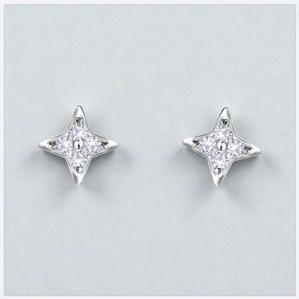 Jewellery ‣ sterling silver studs, star