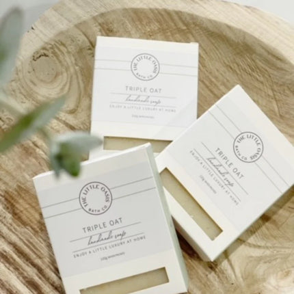 Bath ‣ 110g Soap, Triple Oat (fragrance free)