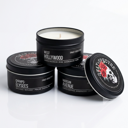 Candle Tin Set ‣ Confessions of a Shopaholic