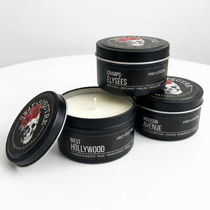 Candle Tin Set ‣ Confessions of a Shopaholic